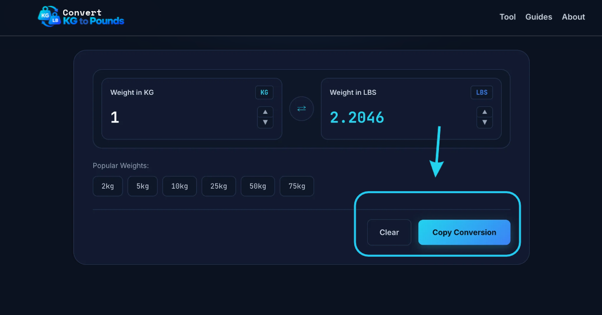 Simple Input and Clear Results